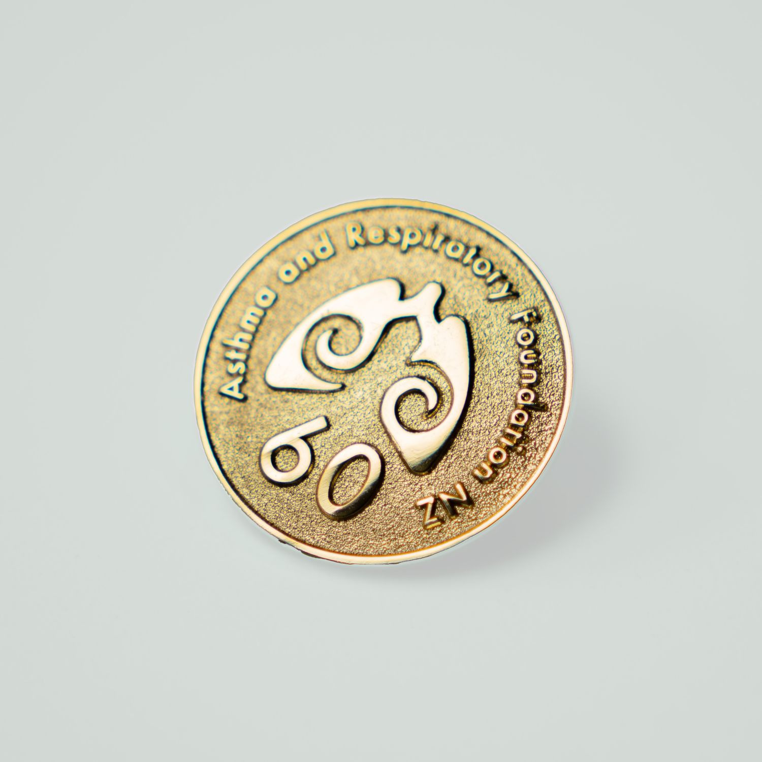 Asthma and Respiratory Foundation 60th Anniversary Pin