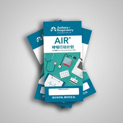 AIR Asthma Action Plan (Simplified Chinese) - 10 Pack