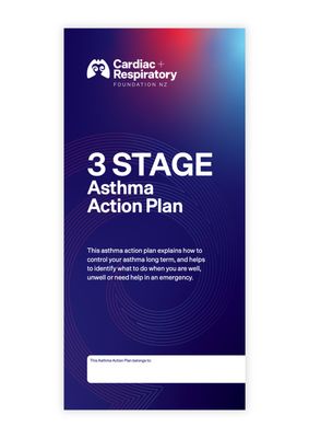 3 Stage Asthma Action Plan (English) - 10 Pack