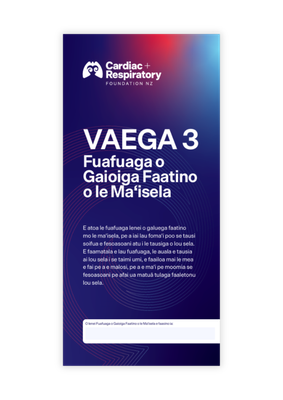 3 Stage Asthma Action Plan (Samoan) - 10 Pack