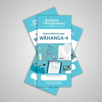 4 Stage Asthma Action Plan (Te Reo Māori) - 10 Pack