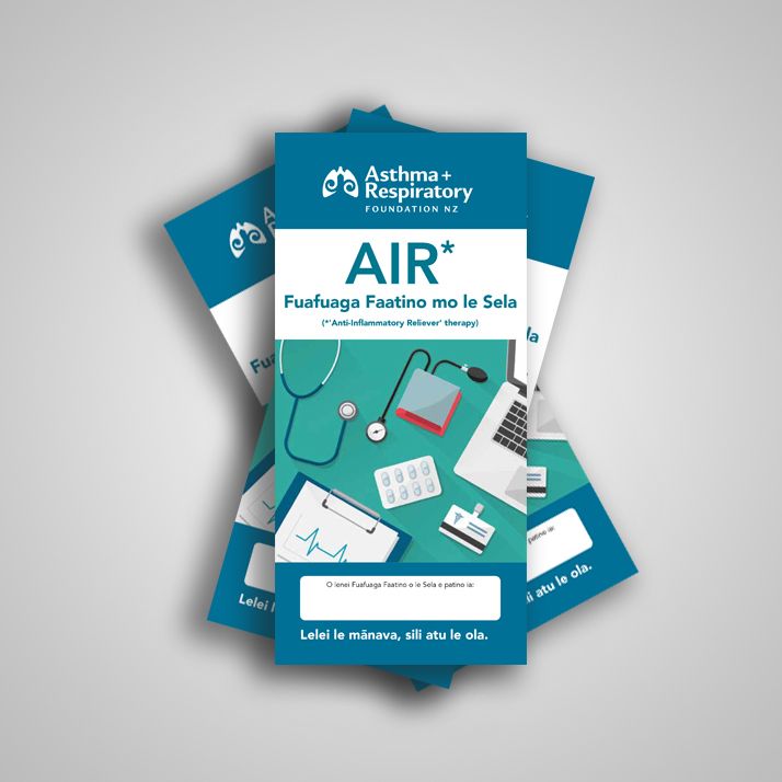 AIR Asthma Action Plan (Samoan) - 10 Pack