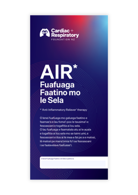 AIR Asthma Action Plan (Samoan) - 10 Pack