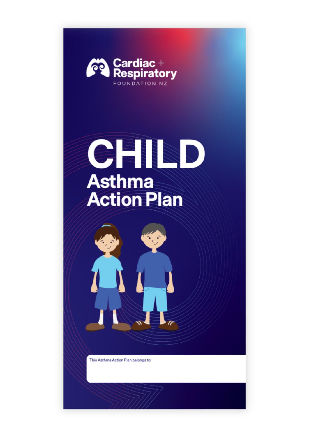 Child Asthma Action Plan (English) - 10 Pack