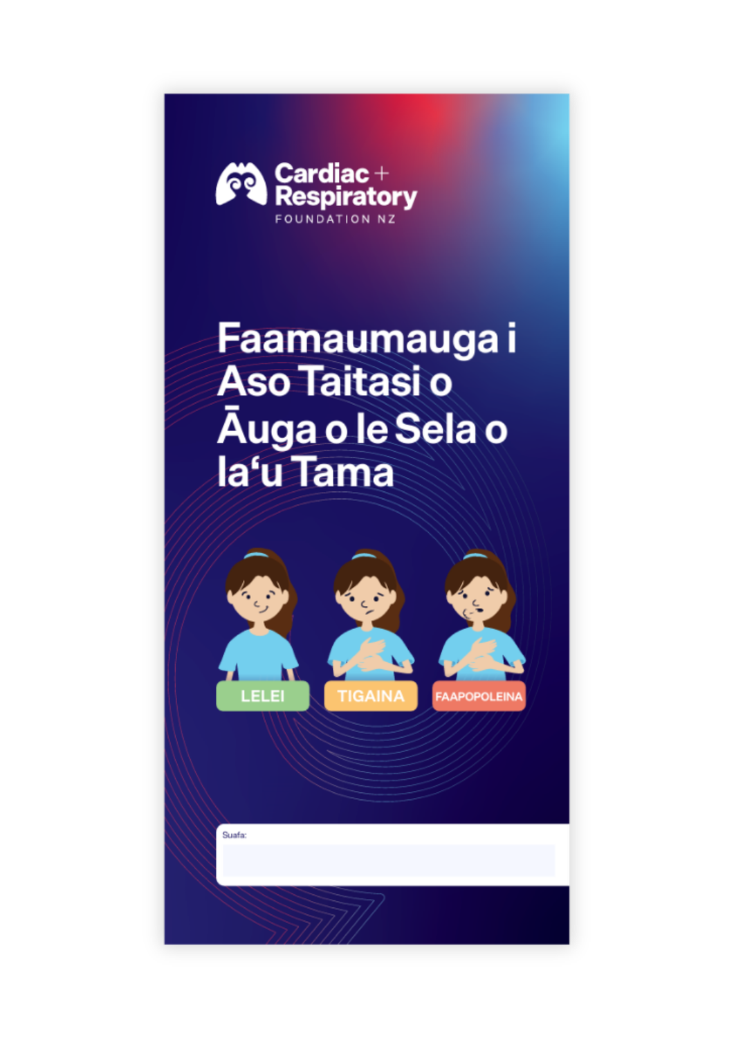 Child Asthma Symptom Diary (Samoan) - 10 Pack
