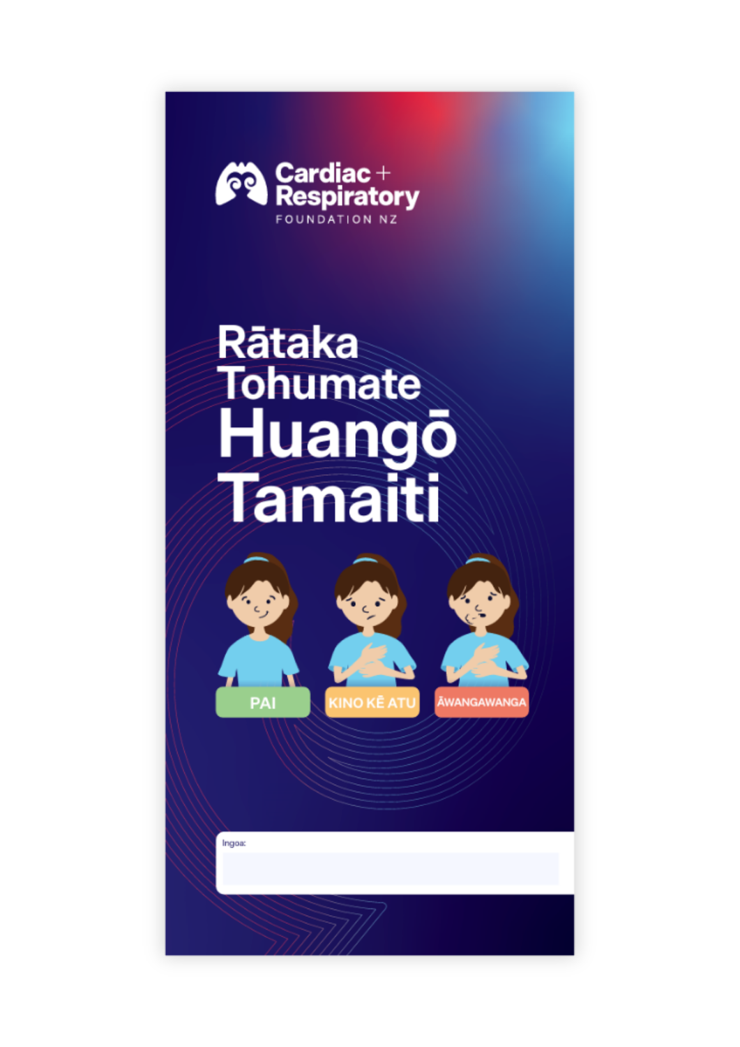Child Asthma Symptom Diary (Te Reo Māori) - 10 Pack