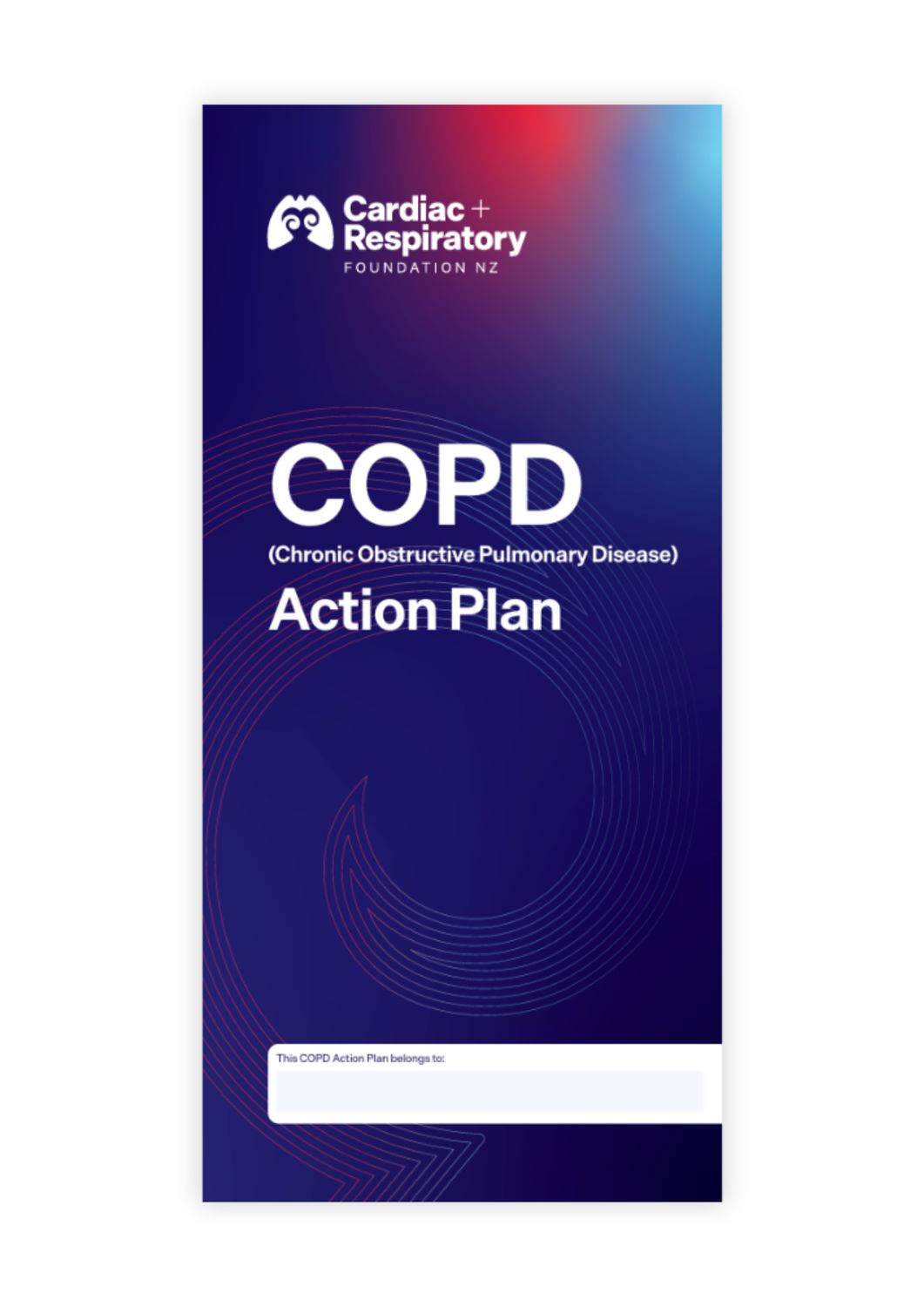 COPD Action Plan (English) - 10 Pack