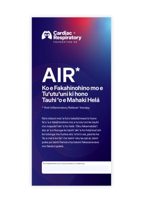 AIR Asthma Action Plan (Tongan) - 10 Pack