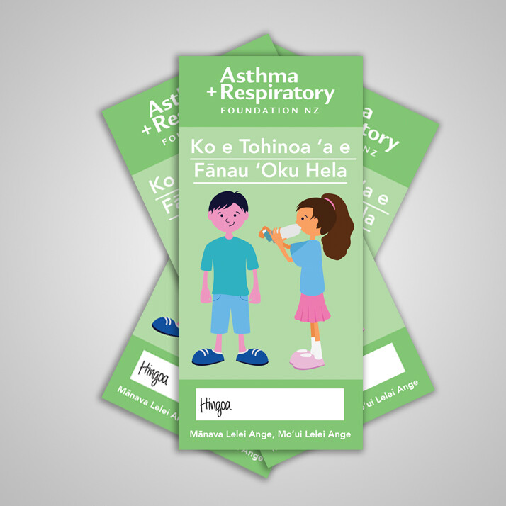 Child Asthma Symptom Diary (Tongan) - 10 Pack