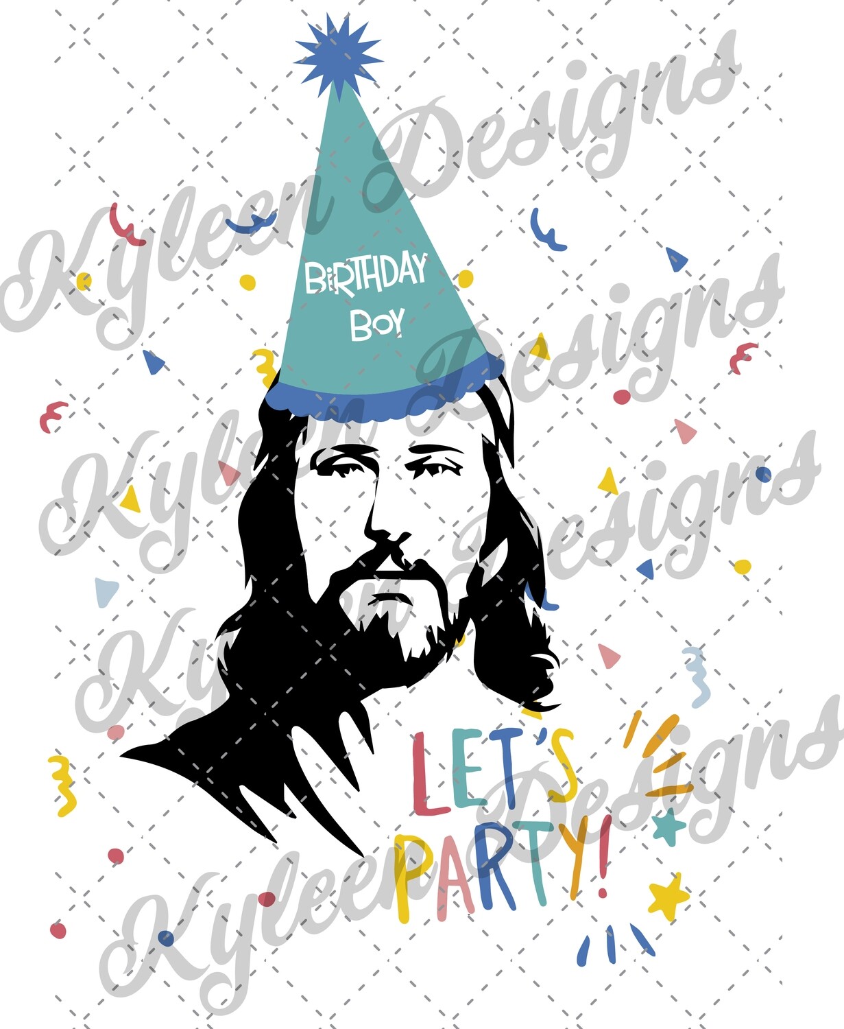 Let's party SVG digital file