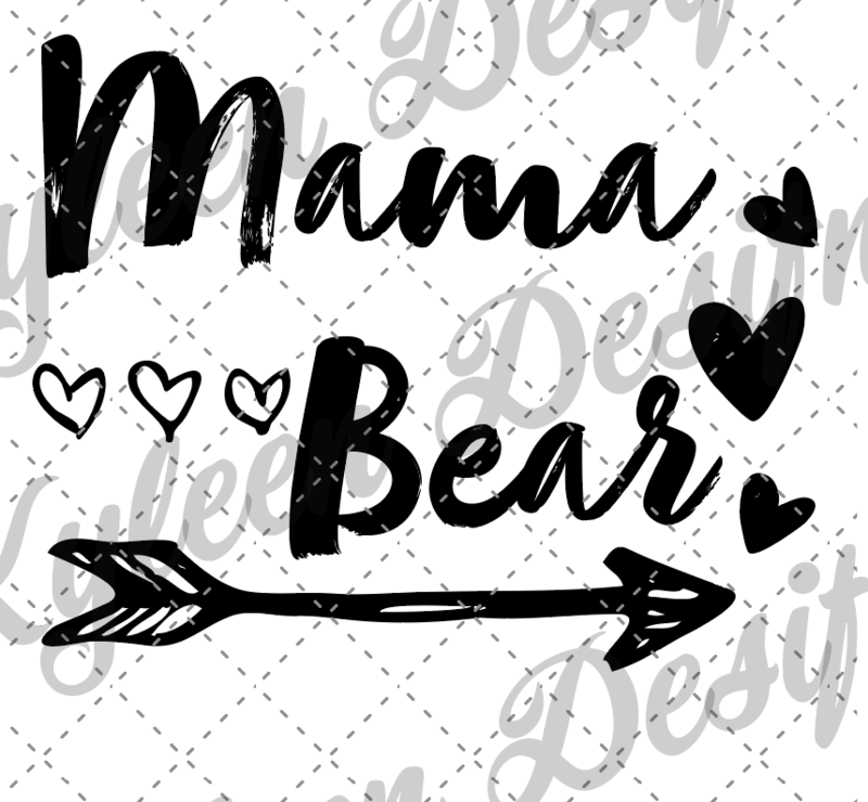 Mama Bear SVG digital file