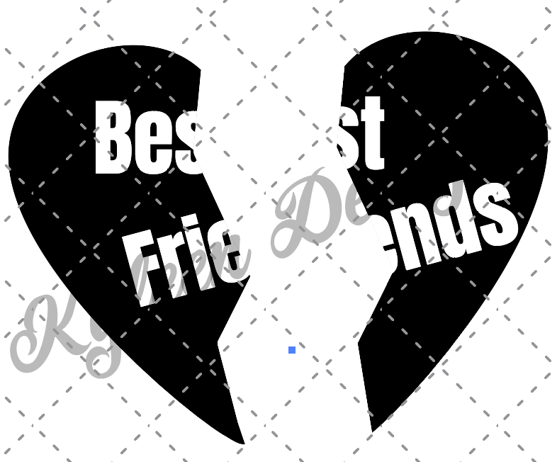 Best Friends SVG file