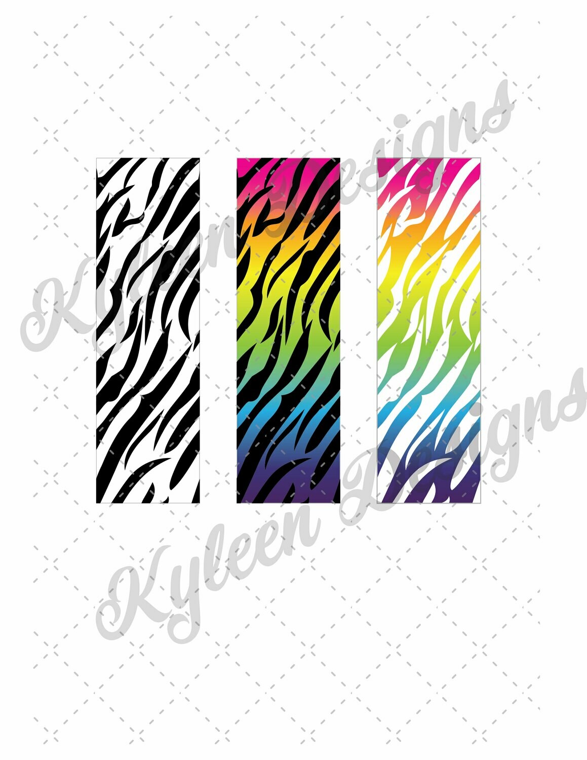 Zebra wraps for waterslide High Res PNG file