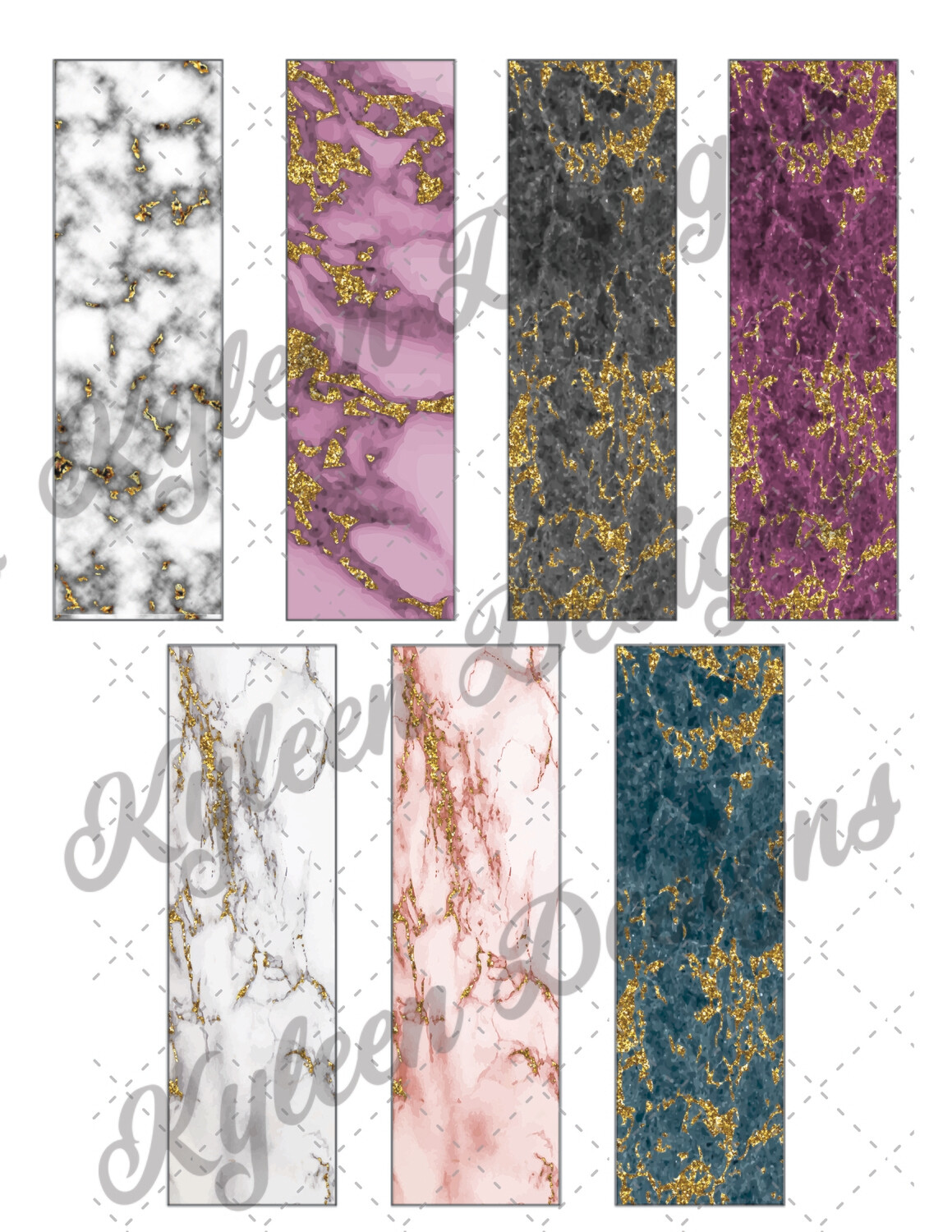 Marble glitter wraps for waterslide High Res PNG file