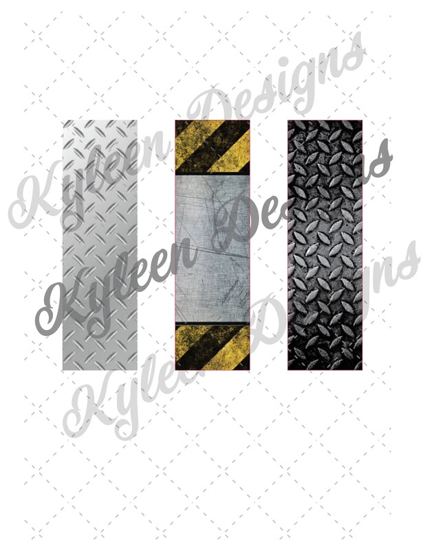 Diamond plate glitter Pen Wrappers™  for waterslide High Res PNG file