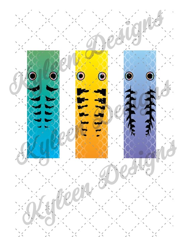 Fishing Lure Pen Wrappers™  for waterslide High Res PNG file