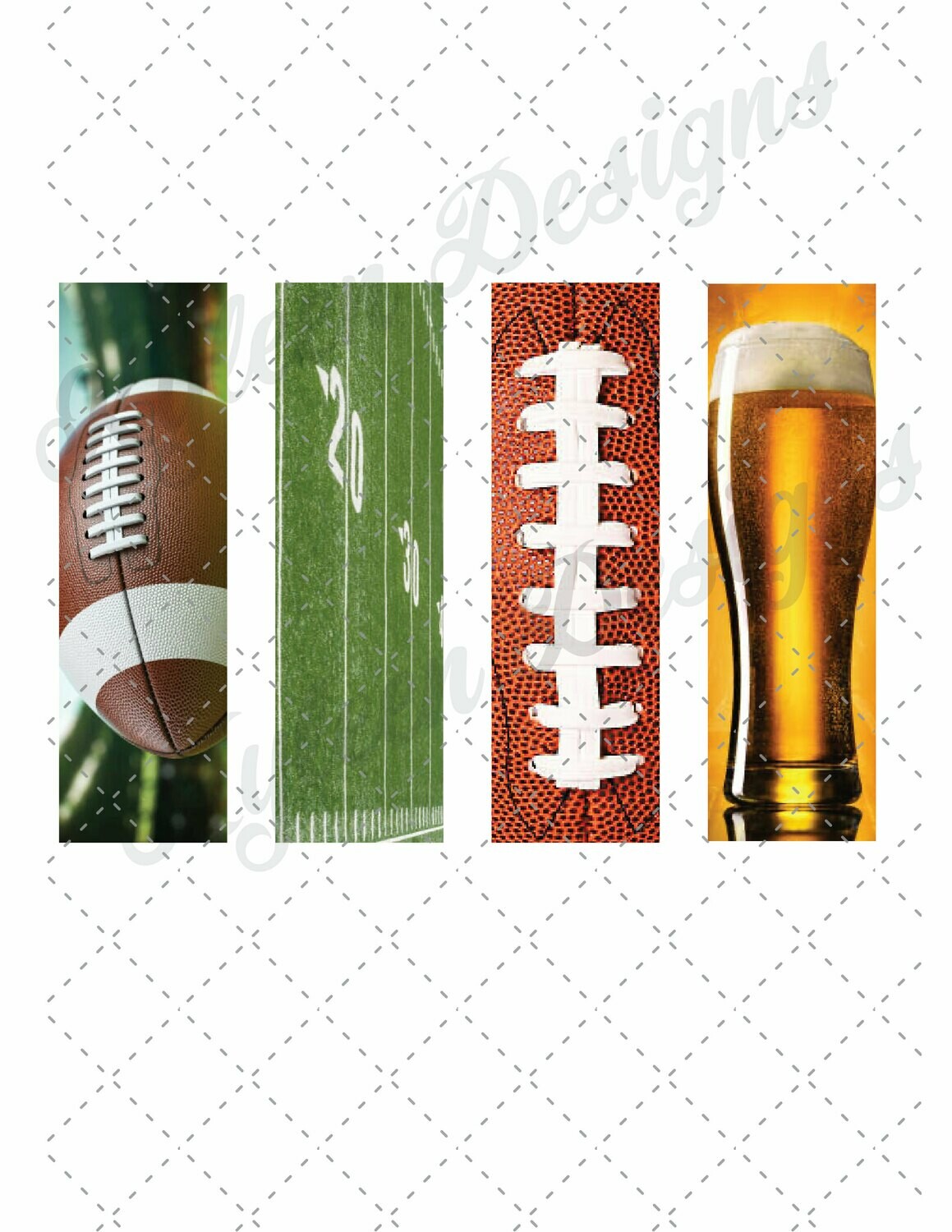 Football Pen Wrappers™  for waterslide High Res PNG file