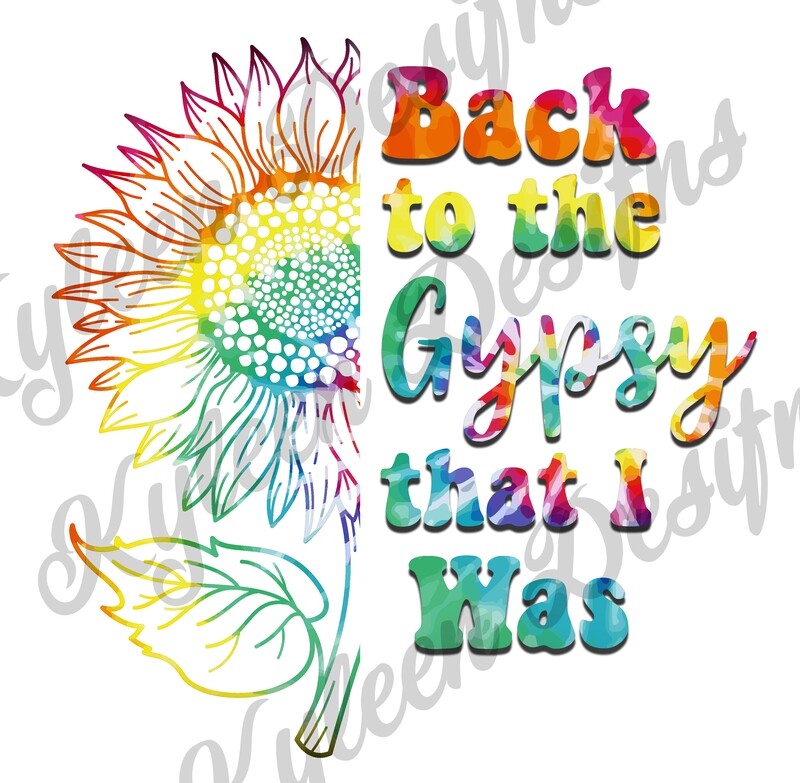 Back to the Gypsy that I was...PNG DIGITAL FILE