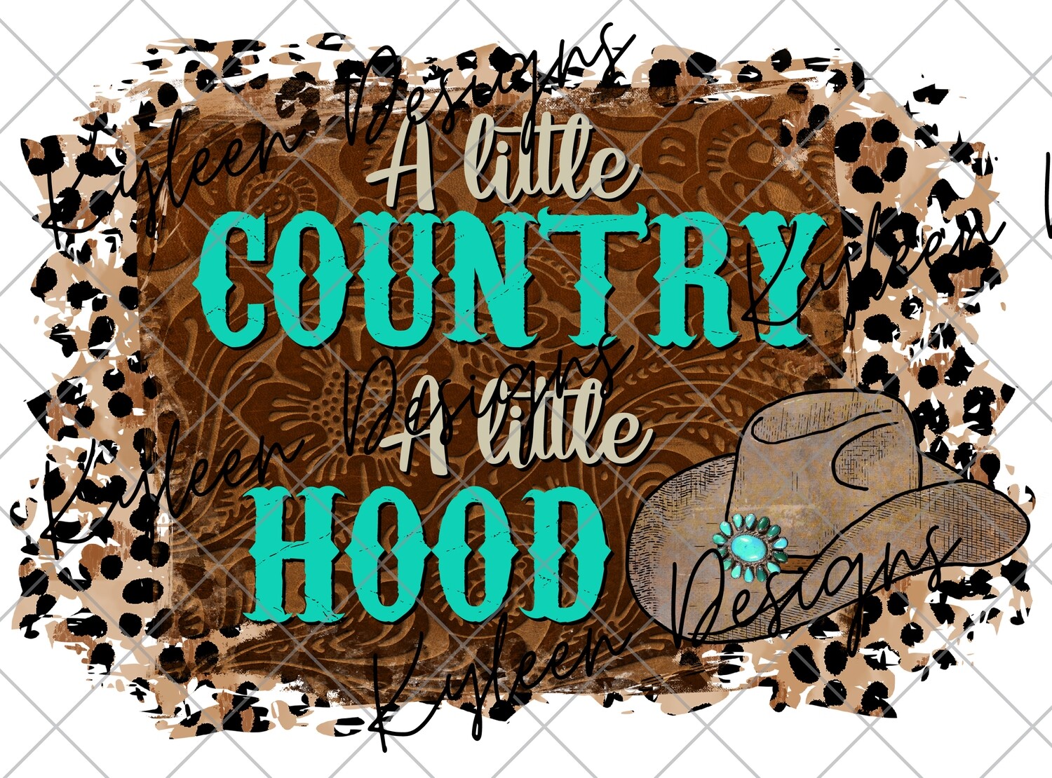 A little country a little hood PNG DIGITAL FILE- high res 300 dpi