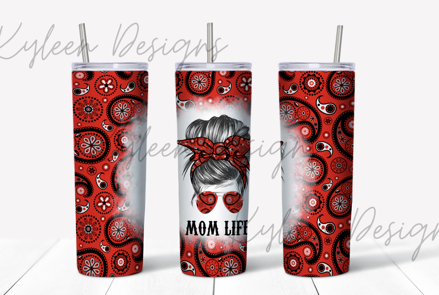 20 Straight Mom bun paisley wrap for sublimation, waterslide High res PNG digital file