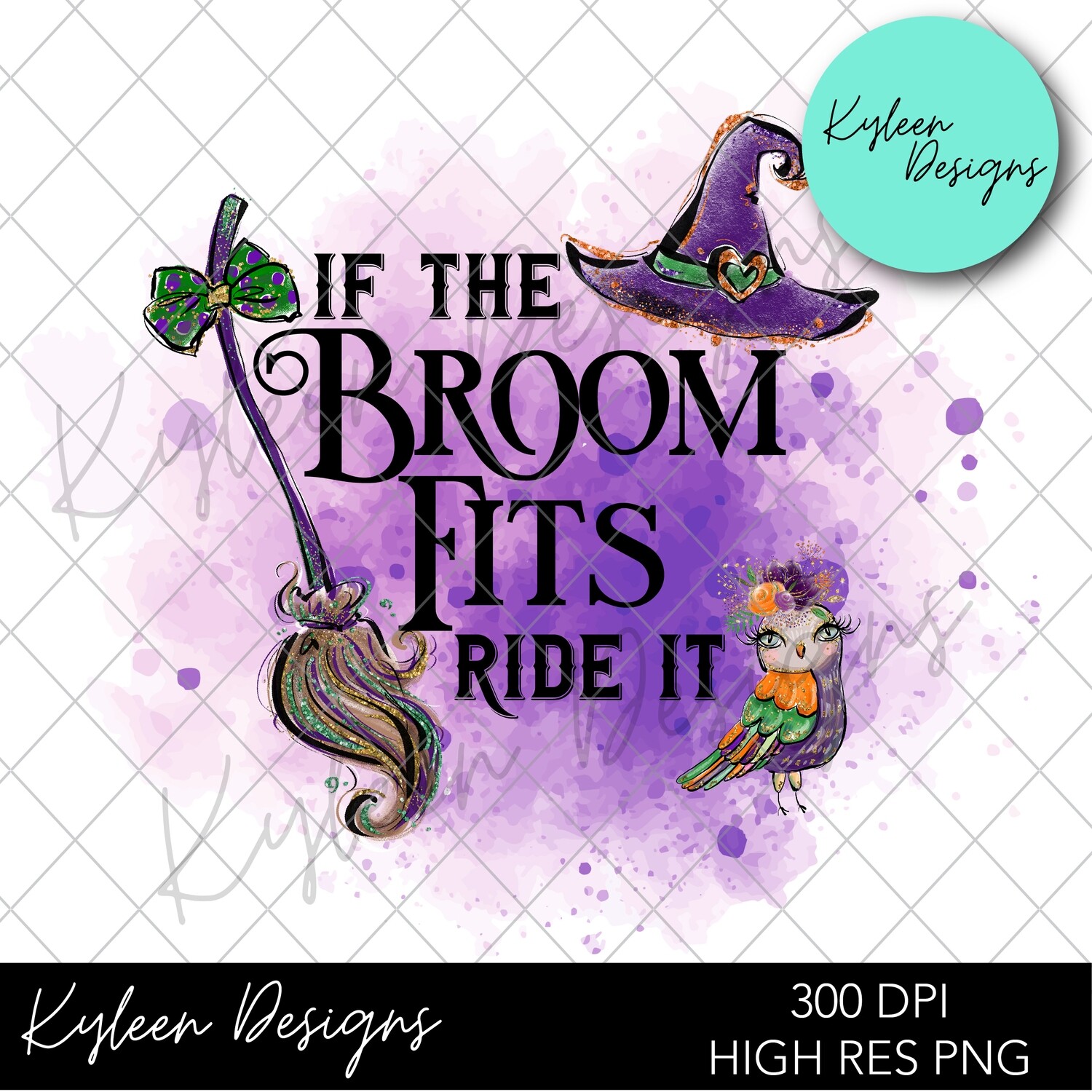 If the broom fits ride it PNG DIGITAL FILES- high res 300 dpi