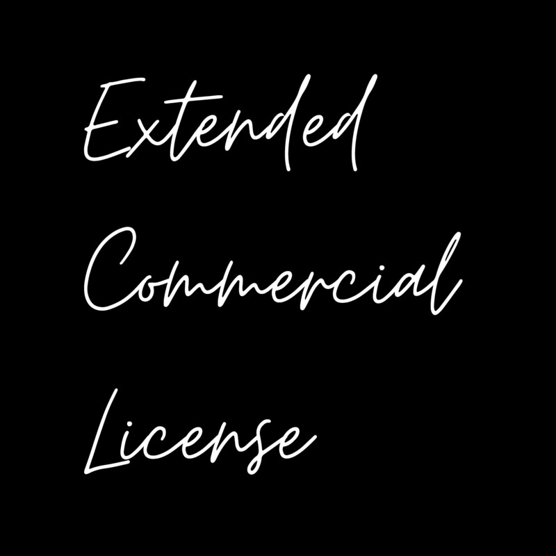 Extended Commercial License- 100-500 design uses