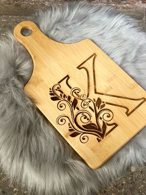 Personalized Cutting/charcuterie Board with handle