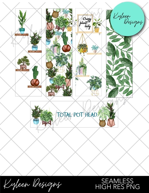 plant lady pen wrappers™  for waterslide High Res PNG file