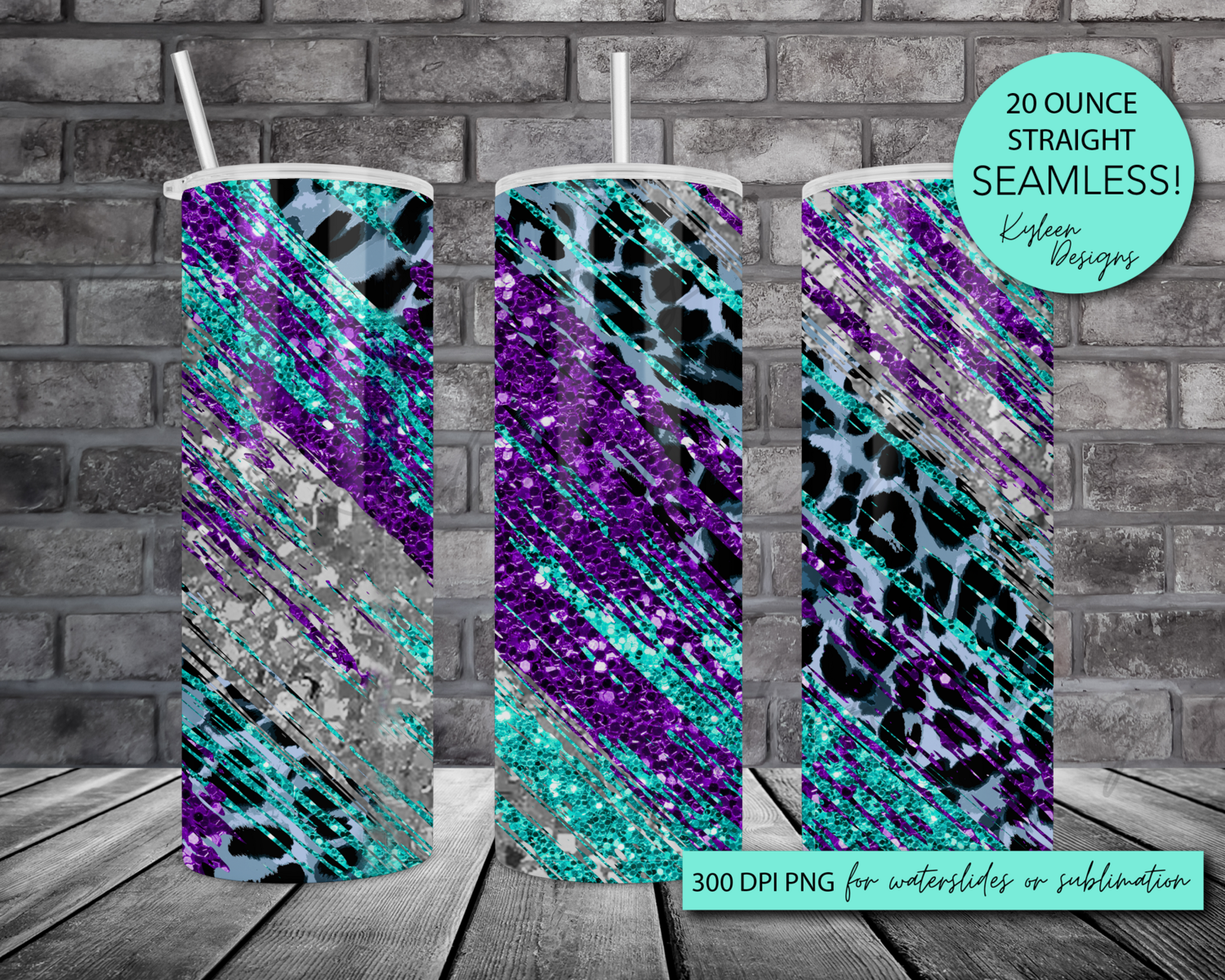 20 ounce Seamless milky way wrap for sublimation, waterslide High res PNG digital file