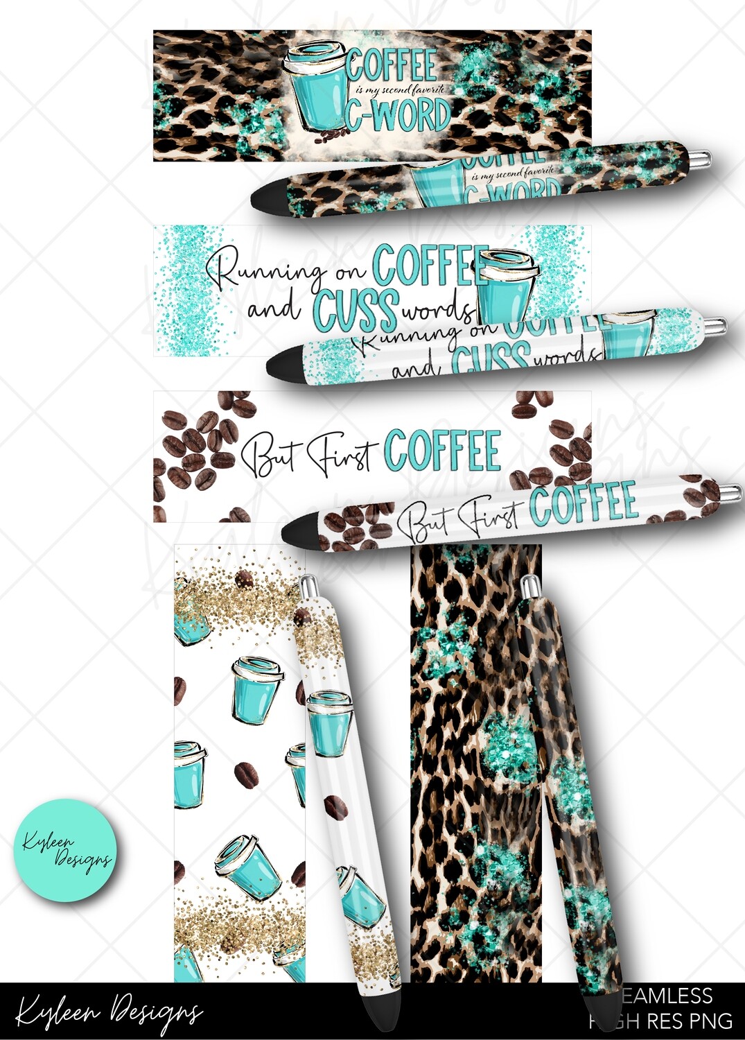 Coffee is my second favorite C word pen wrappers™  for waterslide High Res PNG file
