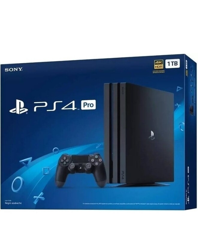 PlayStation 4 pro de 1tb incluye , 3 juegos+ 1 mando 