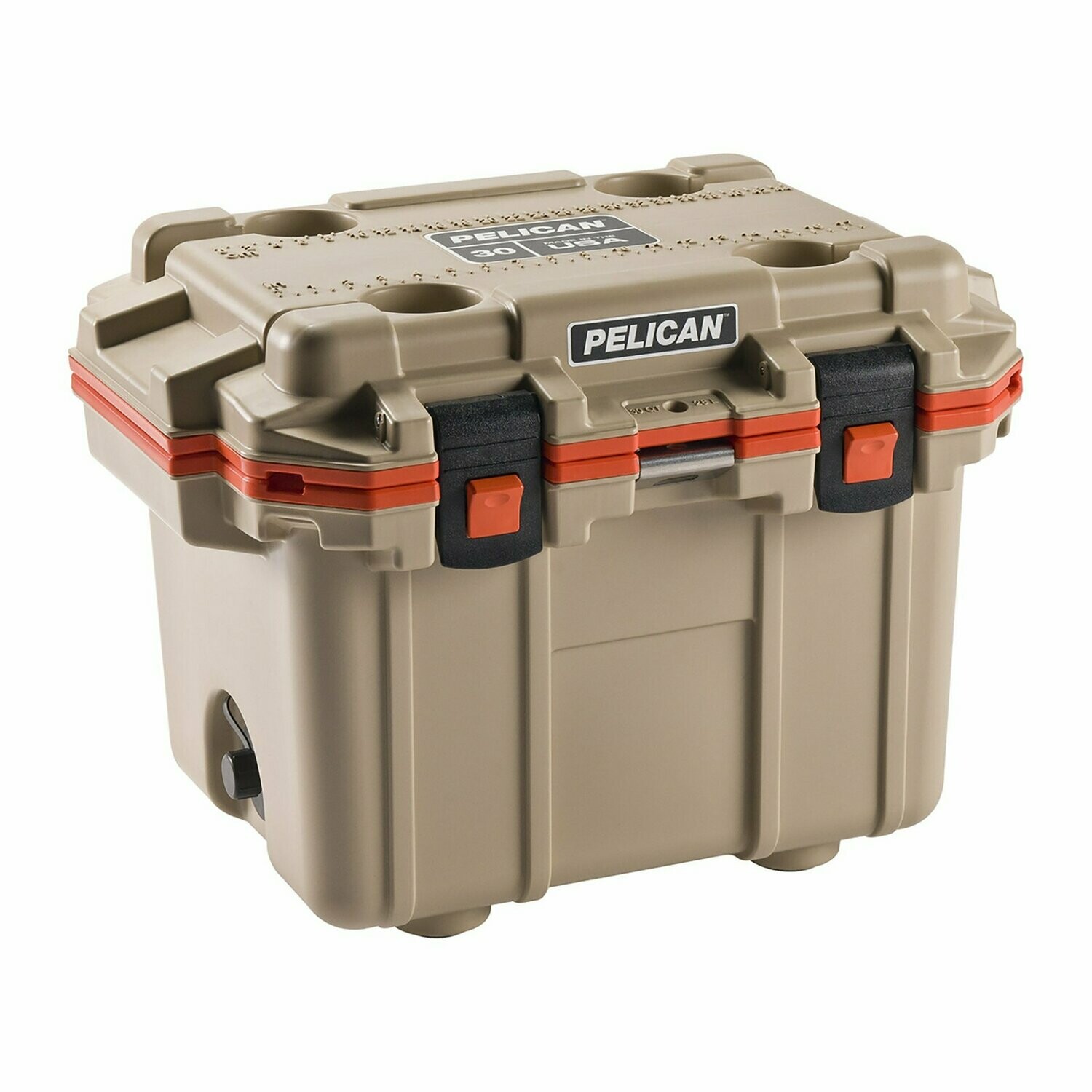 PELICAN IM 30QT ELITE COOLER TAN ORG