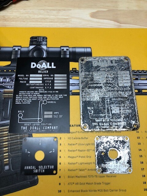 Custom Laser Engraved Data Plates