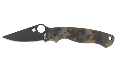 Spyderco Para Military 2 Folding Knife 3.438" Blade