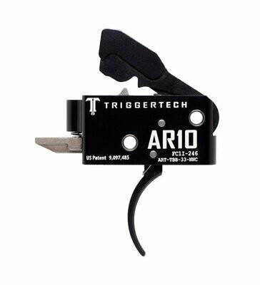 TriggerTech Competitive PVD Curved 3.5lb Fixed Trigger AR-10