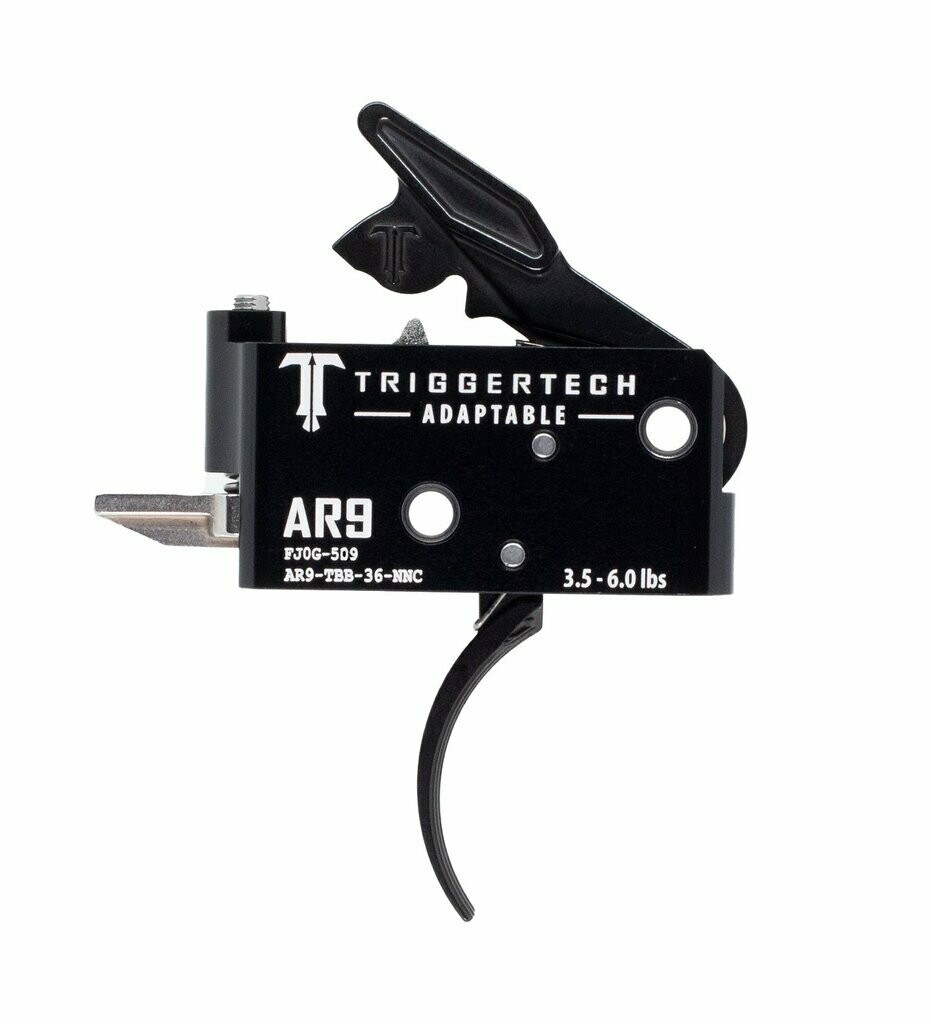 TriggerTech Adaptable PVD Flat Curved  3-6lbs Trigger AR-9