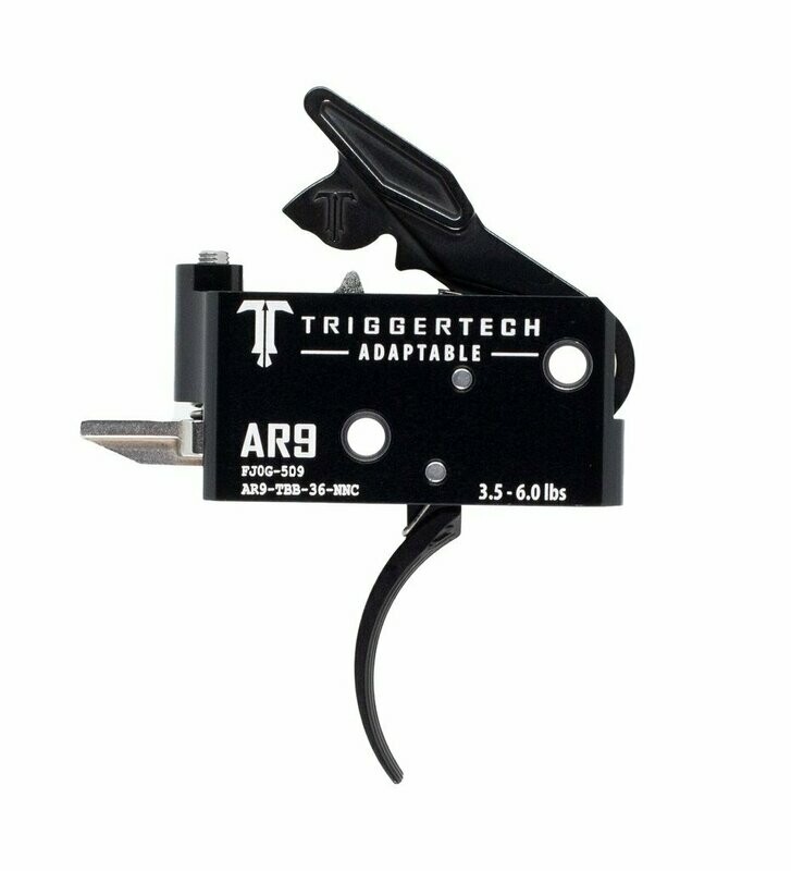 TriggerTech Adaptable PVD Flat Curved  3-6lbs Trigger AR-9