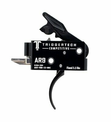 TriggerTech Competitive PVD Curved 3.5lb Fixed Trigger AR-9
