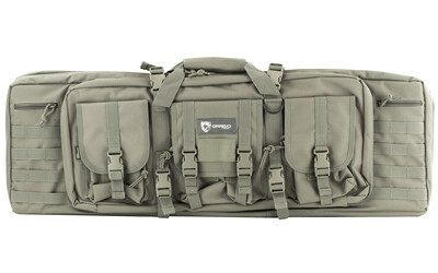 Drago Gear, Double Rifle Gun Case, 36", Seal Gray