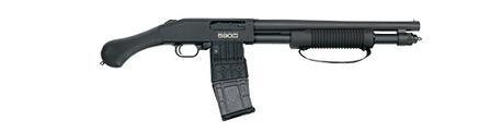 Mossberg 590M Shockwave Mag-Fed Pump Action 12ga 10rd Magazine 15" Barrel Matte Blue