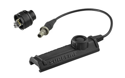 Surefire, Replacement Rear Cap Assembly, Fits M6XX Scoutlight Series, Includes SR07 Rail Mount Tape Switch, Black Finish