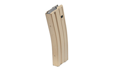 DURAMAG, DuraMag Speed, Magazine, 223 Remington/556NATO, 30Rd, Flat Dark Earth Anodized Aluminum, Fits AR15, Black, AGF Anti-tilt Follower