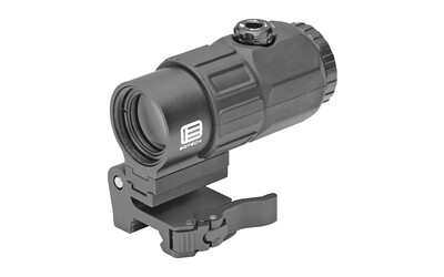 EOTech, G45, Magnifier, 5X, QD Mount, Switch to Side, Tool-Free Vertical and Horizontal Adjustments, Black Finish, 34mm