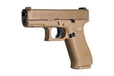 Glock G19X FDE GNS Compact 9mm Pistol 17/rd