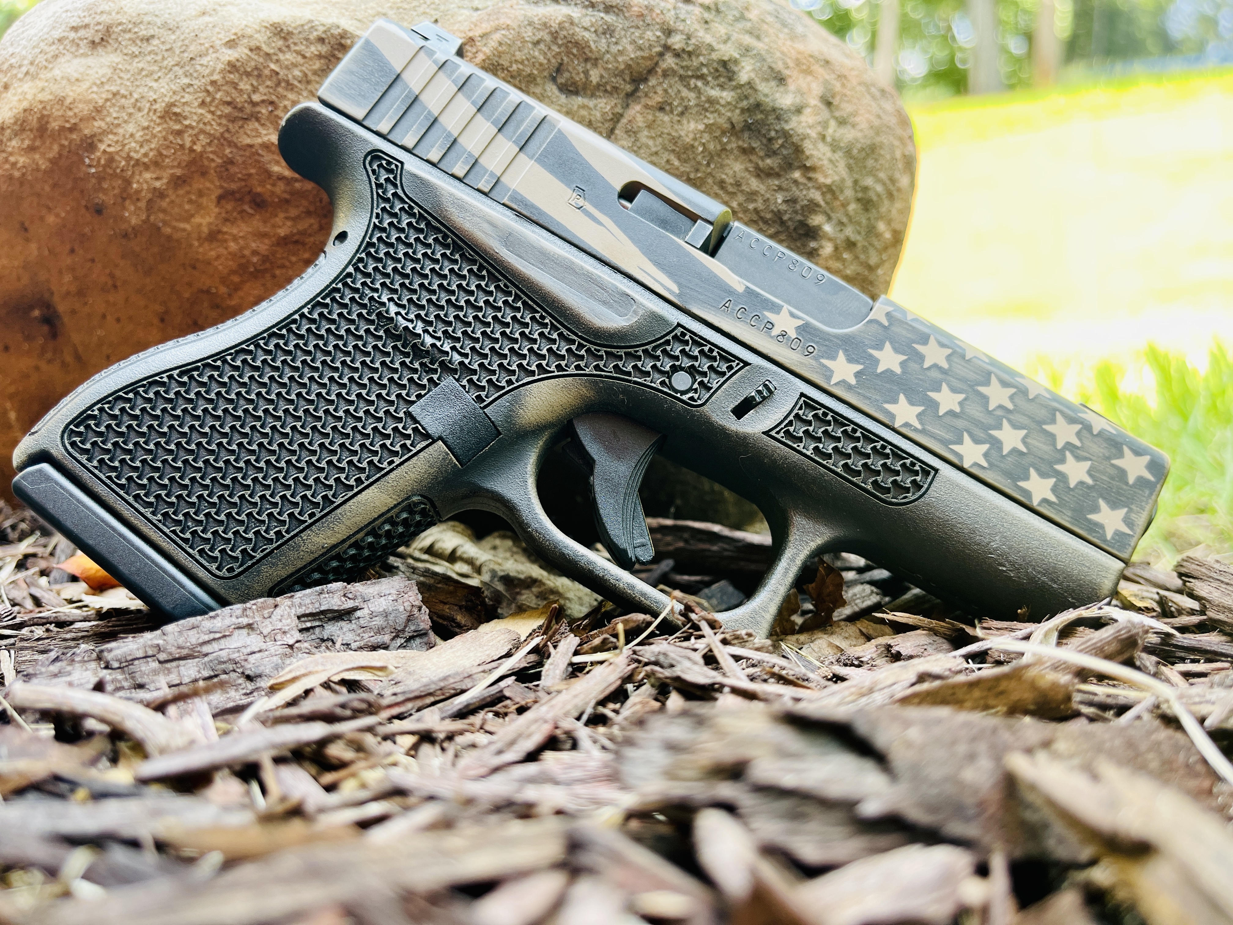 Custom Laser Stipple