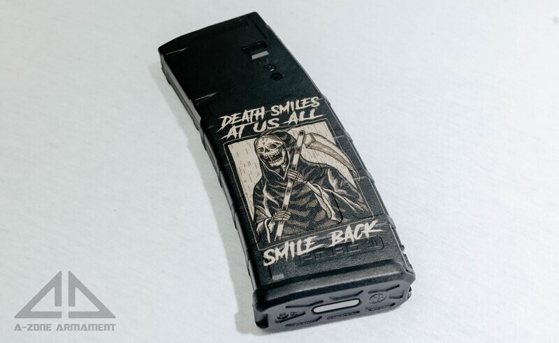 Custom Laser Engraved Magpul Magazine