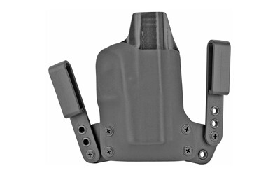 BlackPoint Tactical, Mini Wing IWB Holster, Fits Glock 43X, Right Hand, Black Kydex, 15 Degree Cant