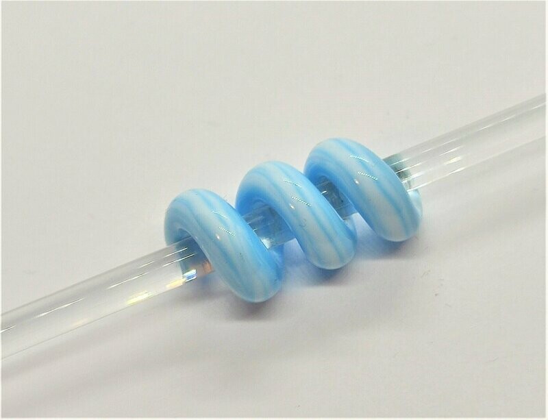 Spiral-PERLE für Lederband