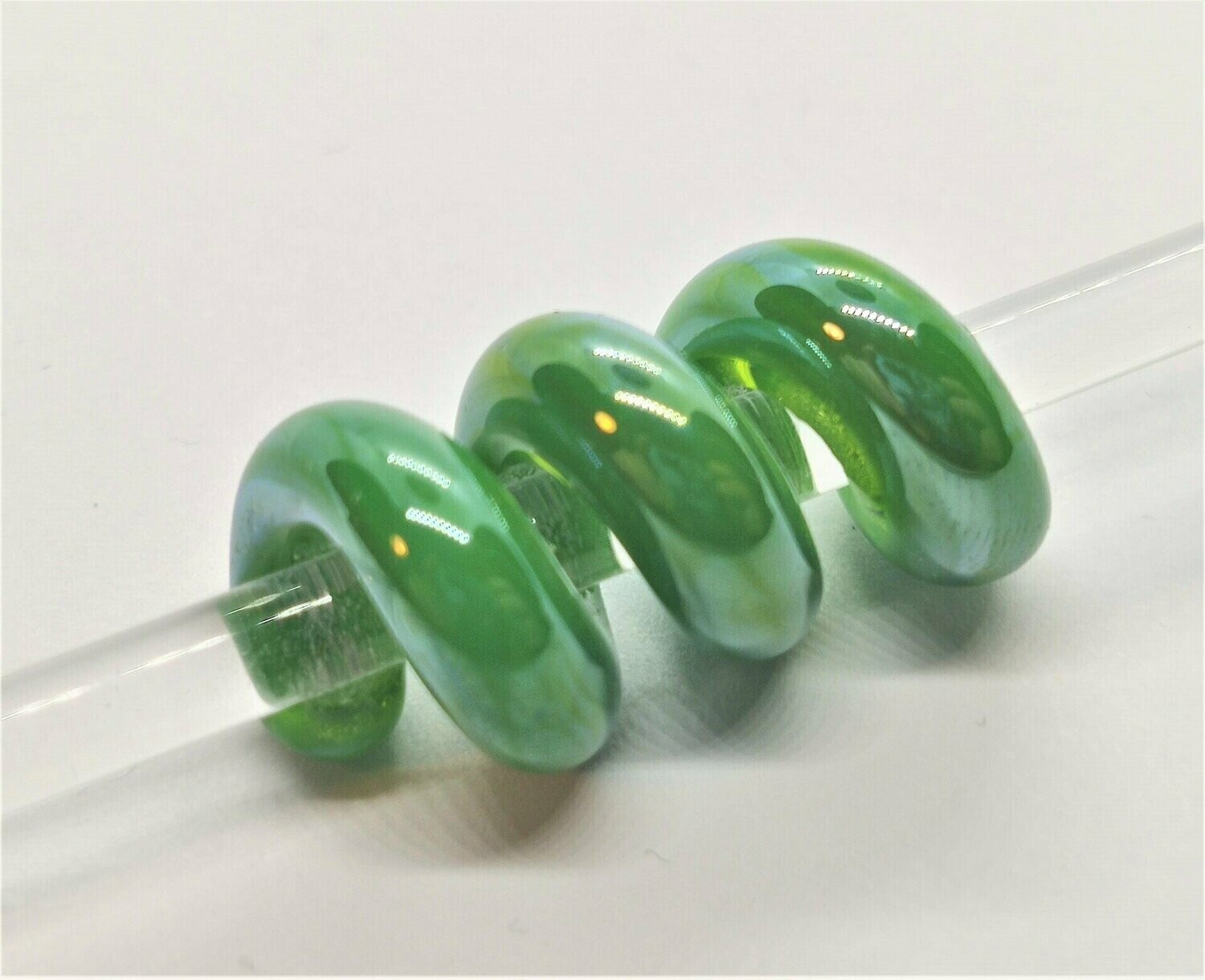 Spiral-PERLE für Lederband