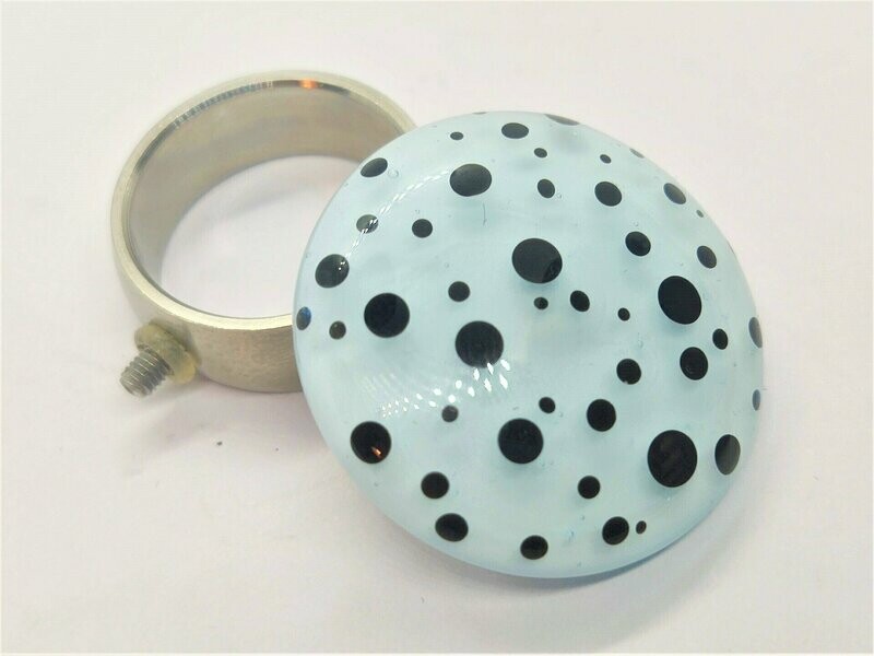 RINGTOP schwebende Punkte - pastellblau/schwarz